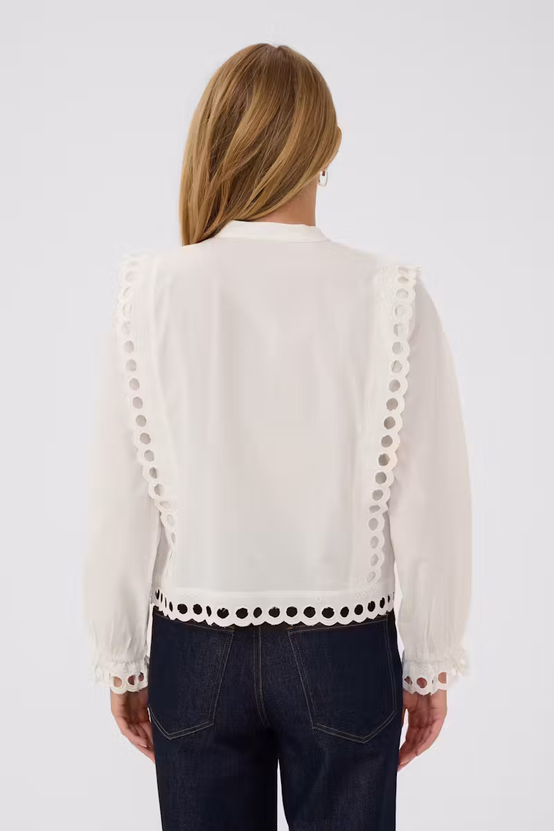 Saint Tropez Marlee Shirt Ice White - 3