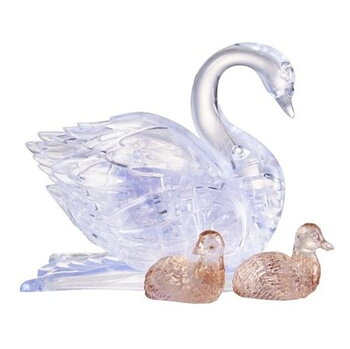 Crystal Puzzle - Svan med ungar