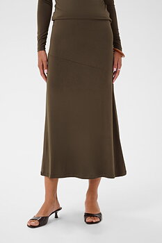 Saint Tropez Vigga Skirt Chocolate Brown
