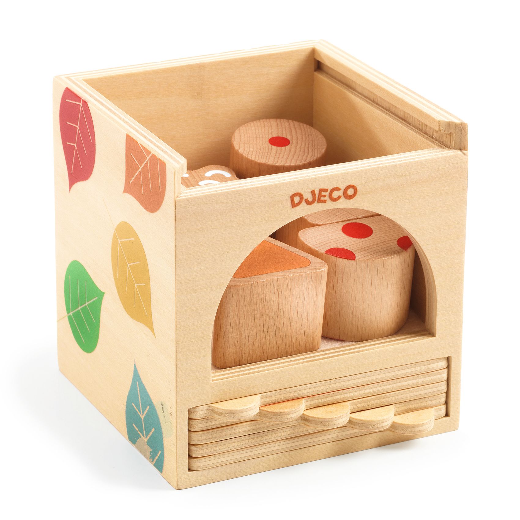 Montessori Sorteringslåda i trä BoxBasic från Djeco - 2