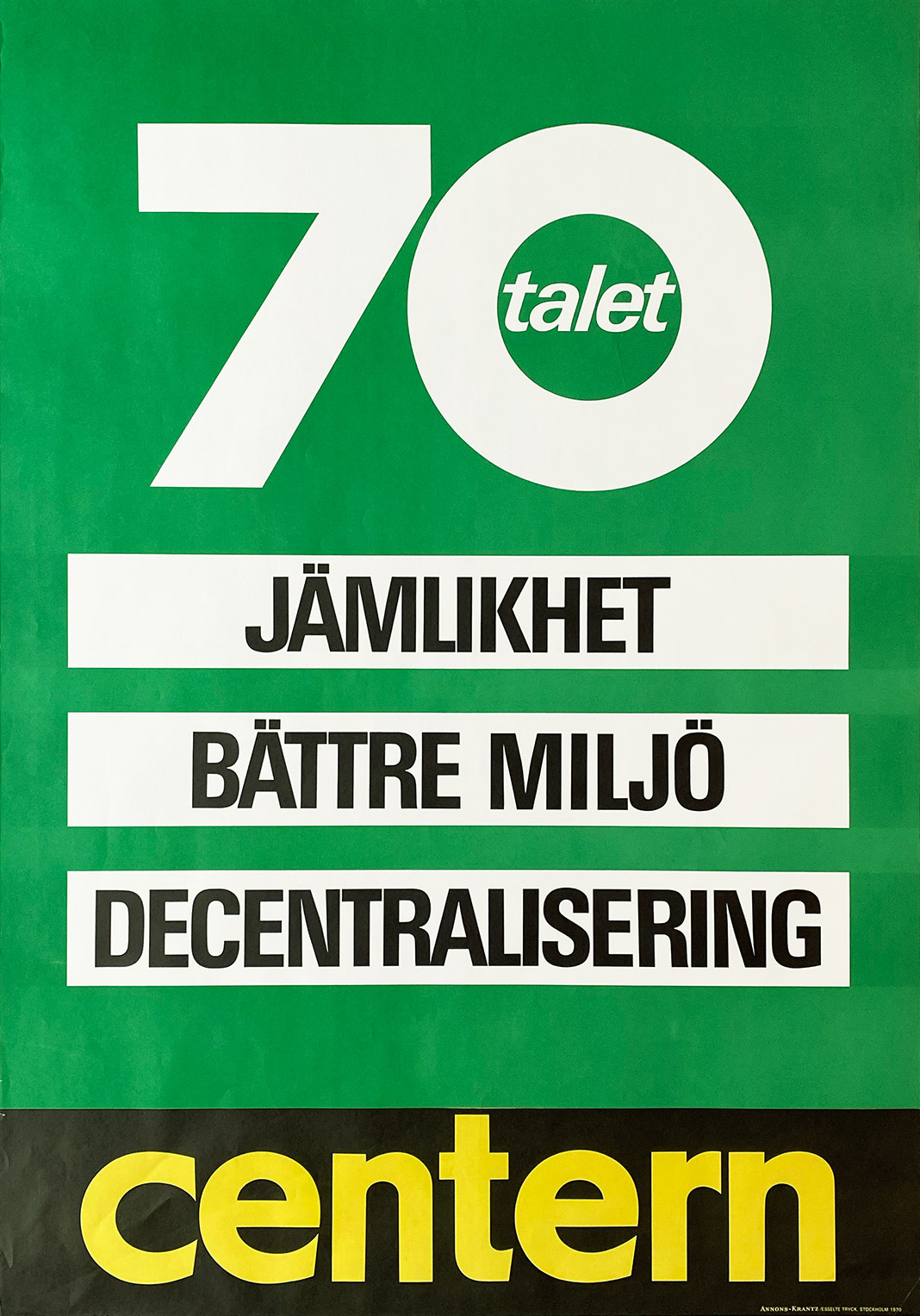 CENTERN – 70-TALET