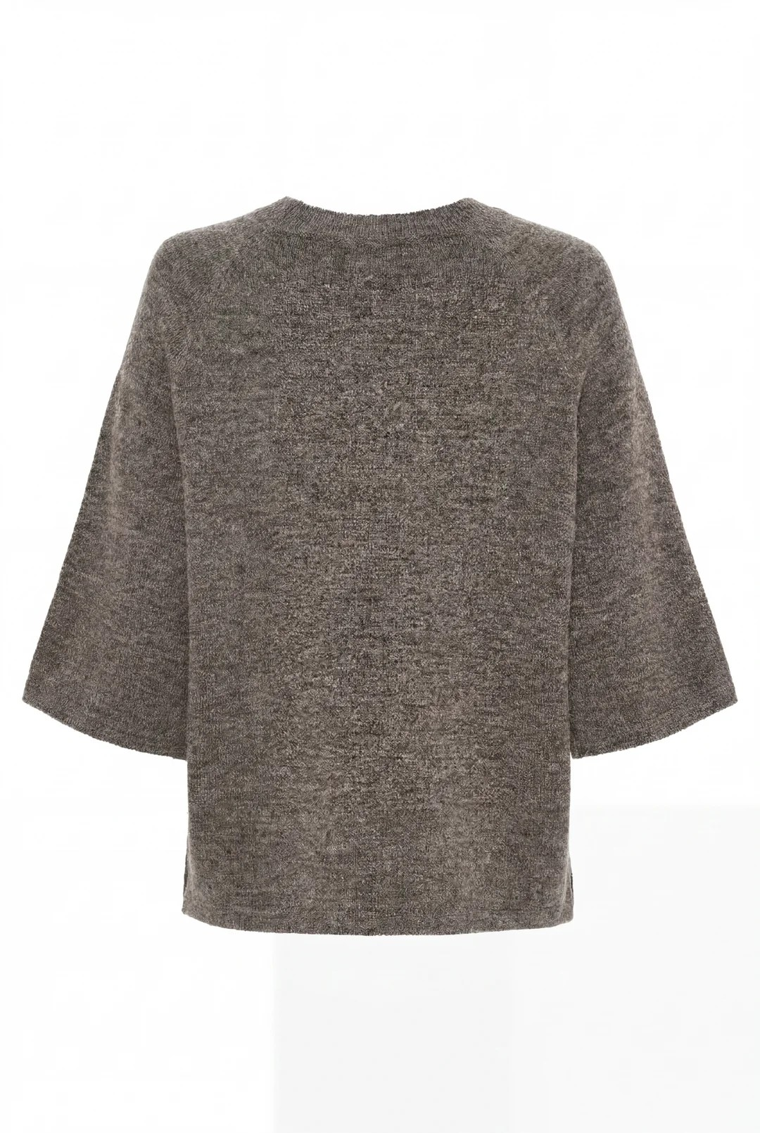 Anna S/S Pullover - Taupe Melange - Isay - 4