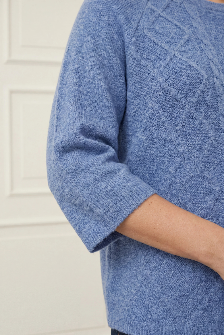 Anna S/S Pullover - Bluish - Isay - 3