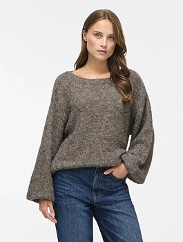 Vila Marley ls knit pullover Falcon