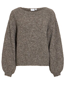 Vila Marley ls knit pullover Falcon