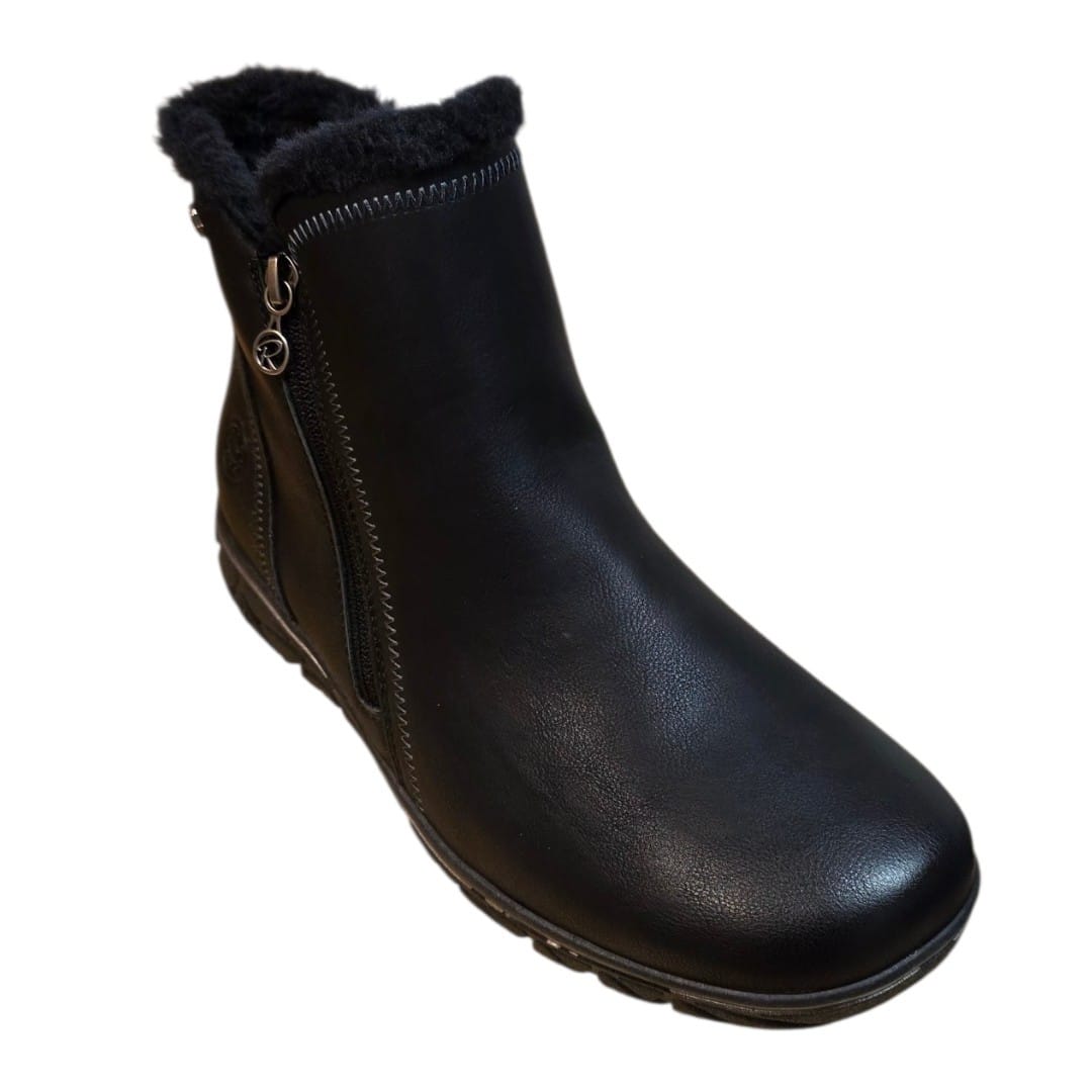 Relife 26801‑2 Black/Noir – Elegant, varm och otroligt lättanvänd känga med dubbla dragkedjor - 4