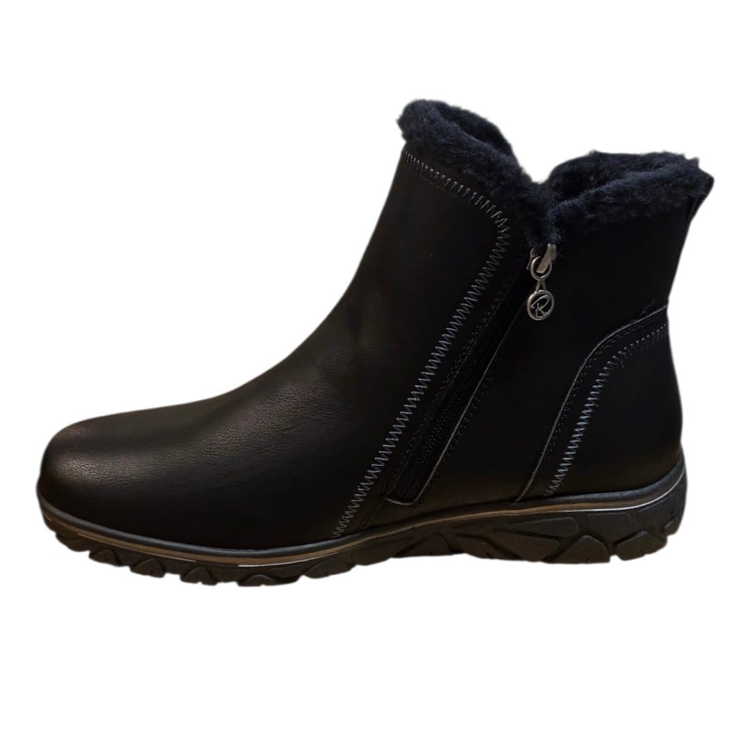 Relife 26801‑2 Black/Noir – Elegant, varm och otroligt lättanvänd känga med dubbla dragkedjor - 2