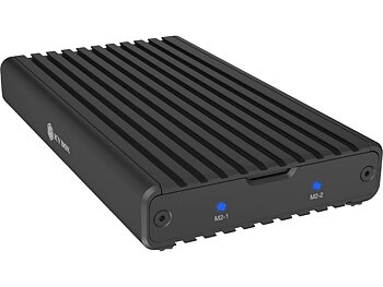 Icy Box 2-facks M.2 PCIe NVMe-kabinett