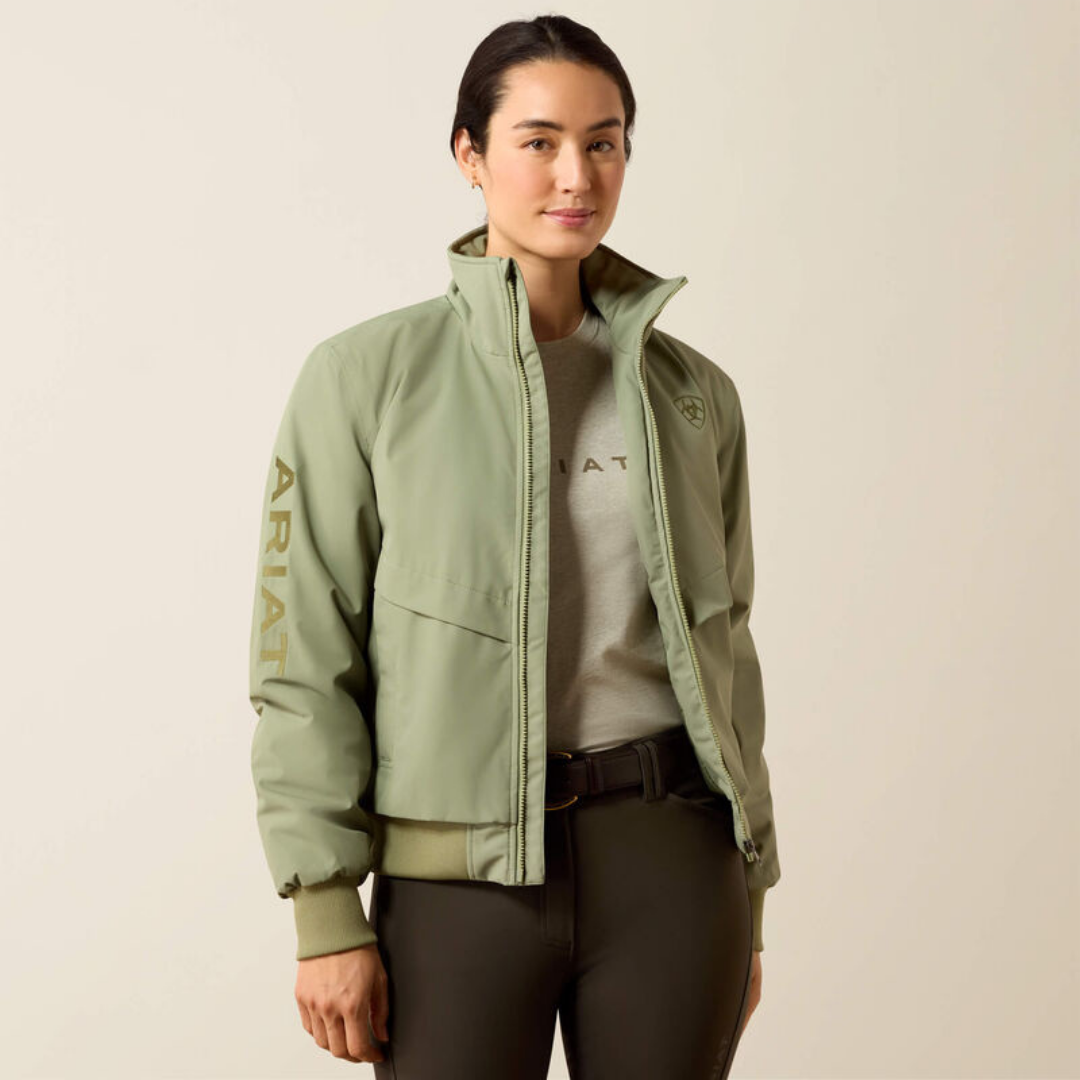 ARIAT STABLE 2.0 INSULATED JACKET - OIL GREEN - 2