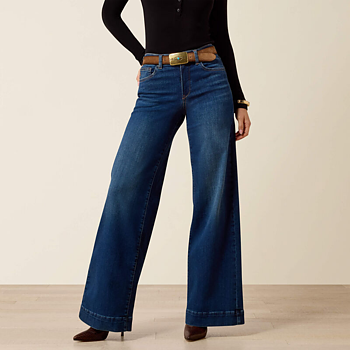 ARIAT HIGH RISE REVEL VILMA ULTRASTRETCH WIDE LEG JEANS