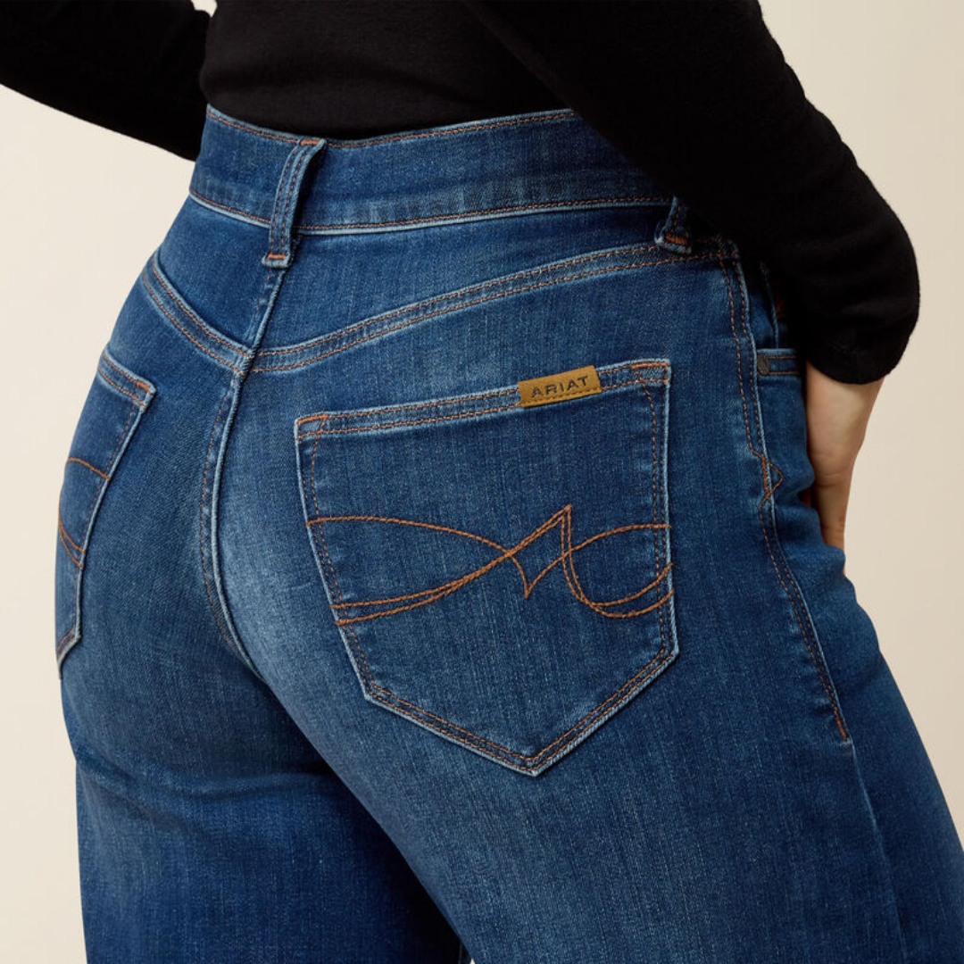 ARIAT HIGH RISE REVEL VILMA ULTRASTRETCH WIDE LEG JEANS - 5