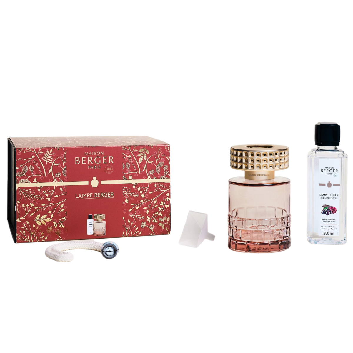 Maison Berger Presentset - Celebration Nude - Doftlampa + 1 st Doft (Hypnotic Oud)