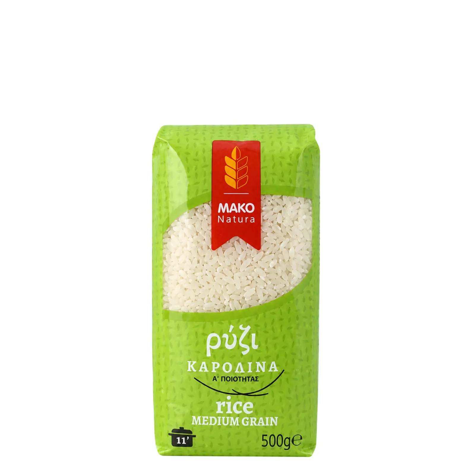 Klassiskt grekiskt Mellankornigt Ris 500 g