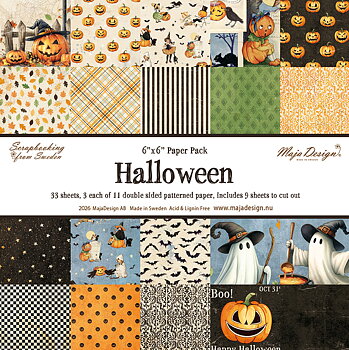 Maja Design - Paper pack 6x6 - Halloween