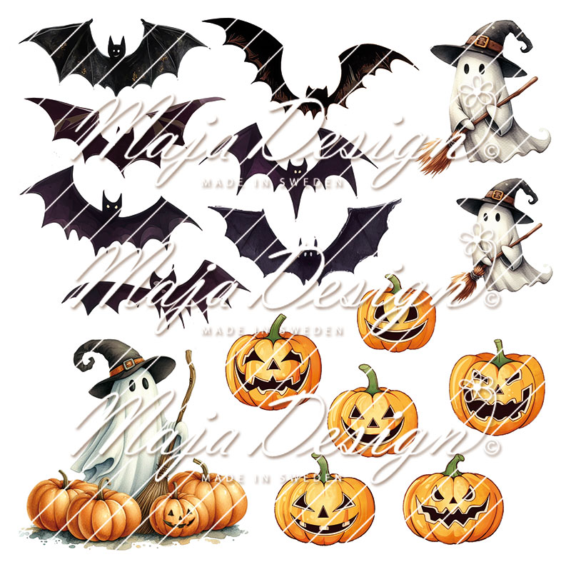Maja Design - Paper pack 6x6 - Halloween - 2