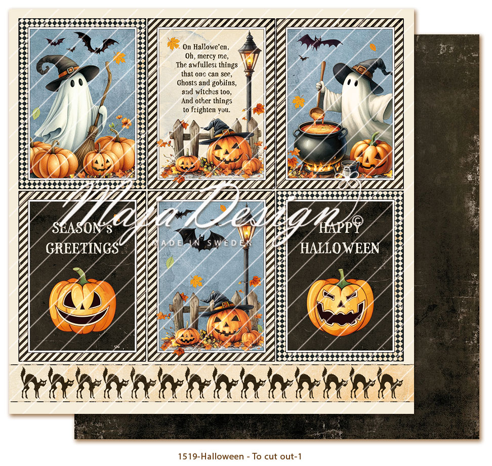 Maja Design - Paper pack 6x6 - Halloween - 11
