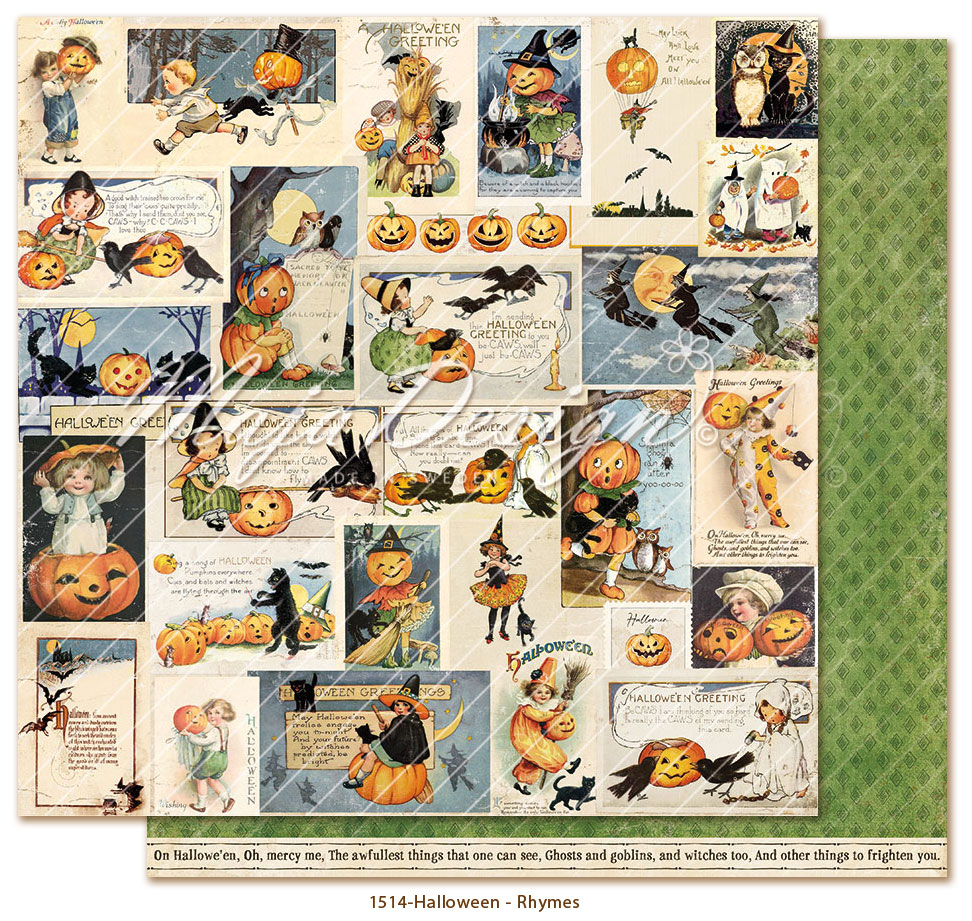 Maja Design - Paper pack 6x6 - Halloween - 6