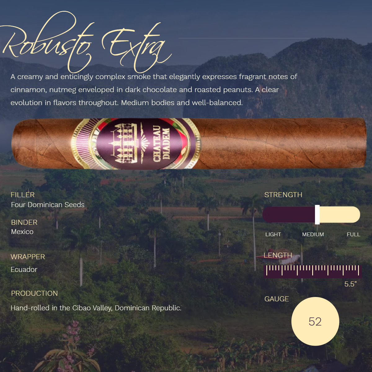 Chateau Diadem Splendor Robusto Extra - 2