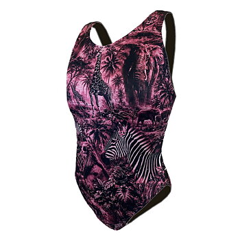 Girls' Swimsuit SUMMERTIME Orange XM - Lane 4