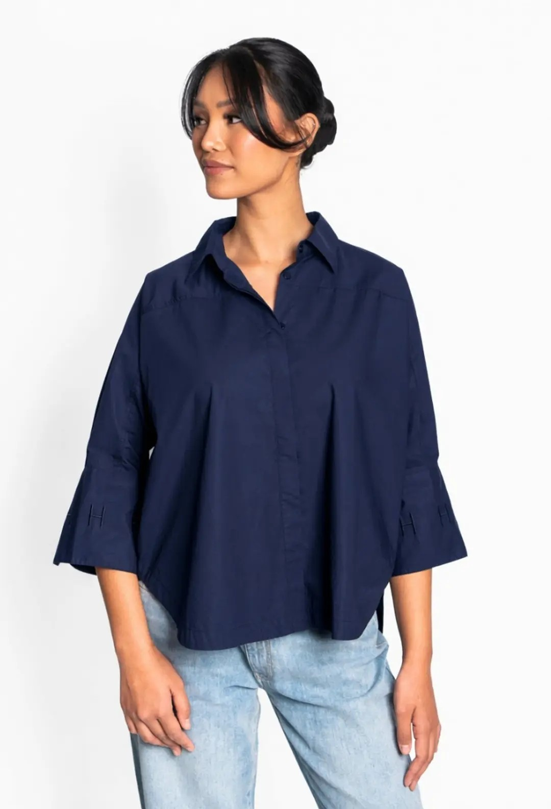 Arya Shirt - Navy Blazer - HÉST