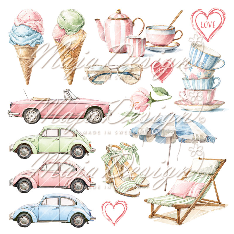 Maja Design - Paper pack 6x6 - Summer Feeling  - 2