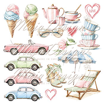Maja Design - Paper pack 6x6 - Summer Feeling 