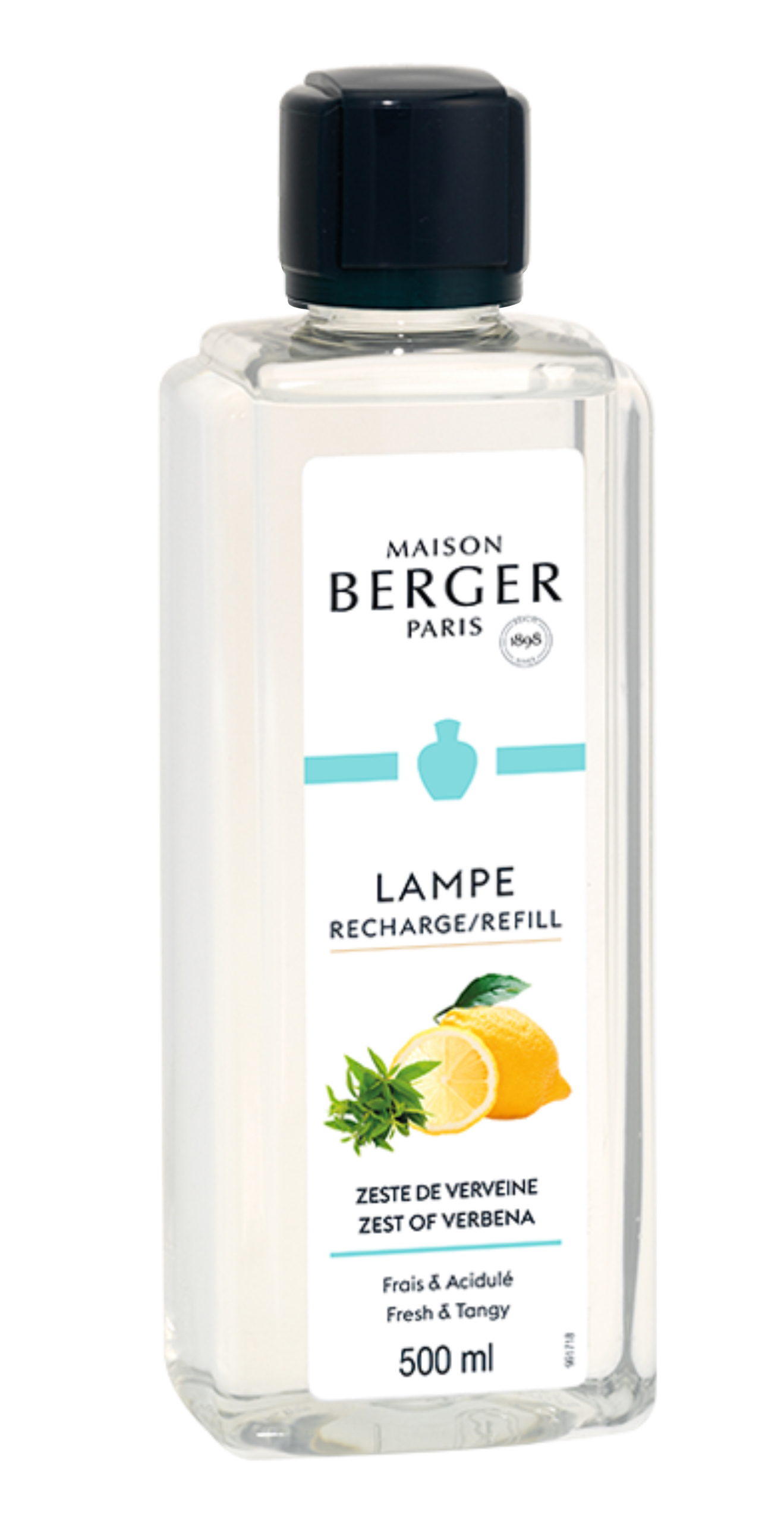 * ZEST OF VERBENA * Maison Berger Refillvätska till Doftlampa 500 ml