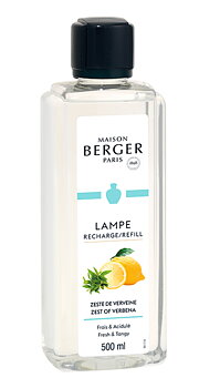 * ZEST OF VERBENA * Maison Berger Refillvätska till Doftlampa 500 ml