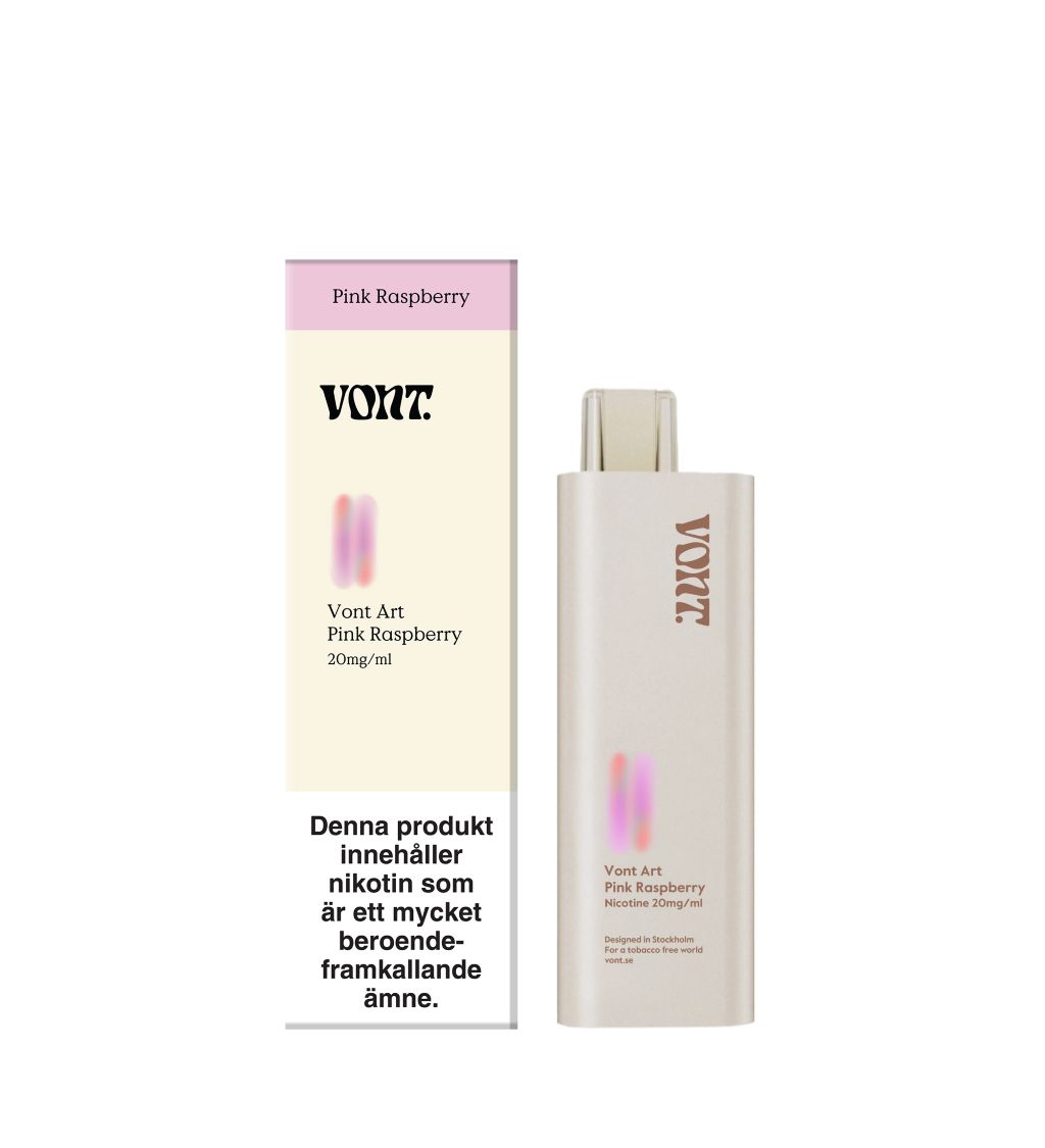 Vont ART Engångs Vape 20mg – Pink Raspberry