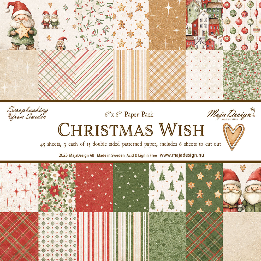 Maja Design - Paper pack 6x6 - Christmas Wish