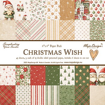 Maja Design - Paper pack 6x6 - Christmas Wish