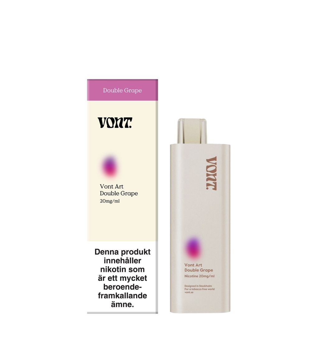 Vont ART Engångs Vape 20mg – Double Grape