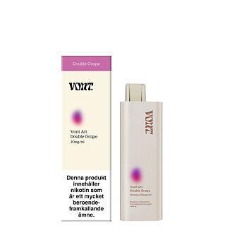 Vont ART Engångs Vape 20mg – Double Grape