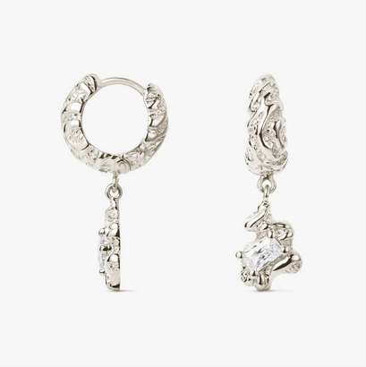 Stora Flare Zebra Hoops
