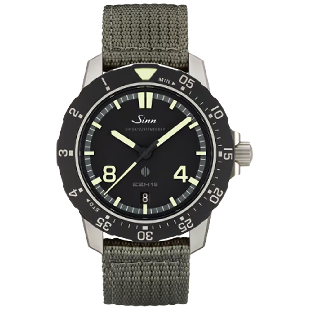 Sinn 119.010  EZM 19 tygband oliv grå