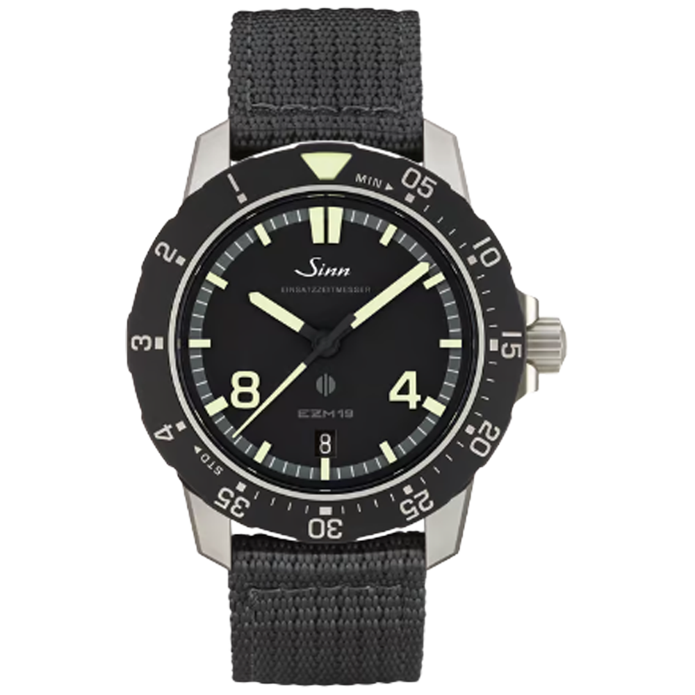 Sinn 119.010  EZM 19 tygband svart
