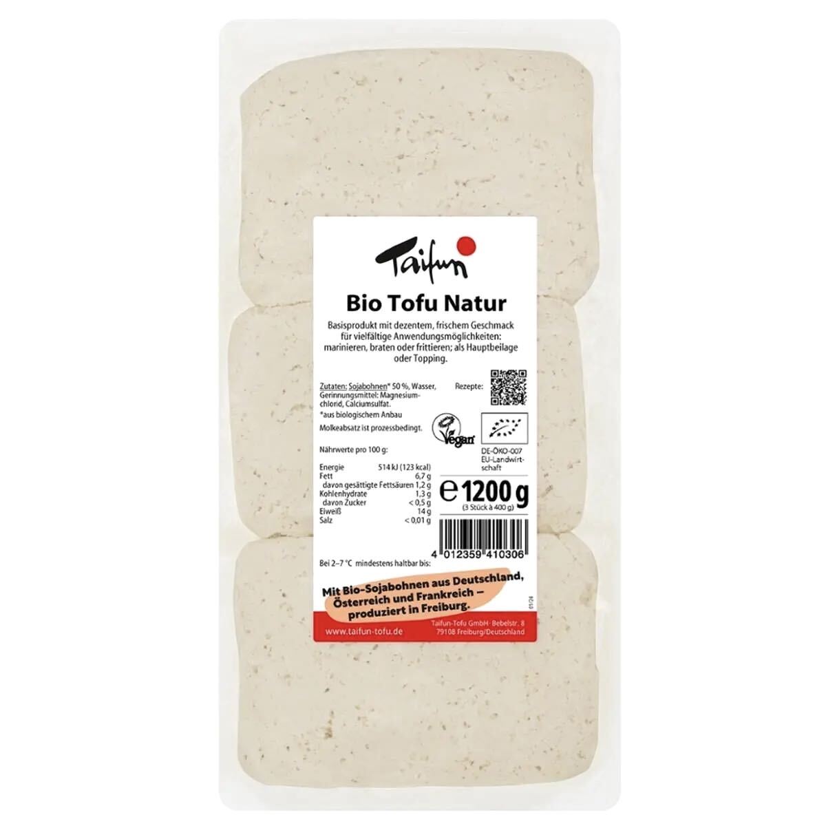 naturell ekologisk tofu 1200g taifun