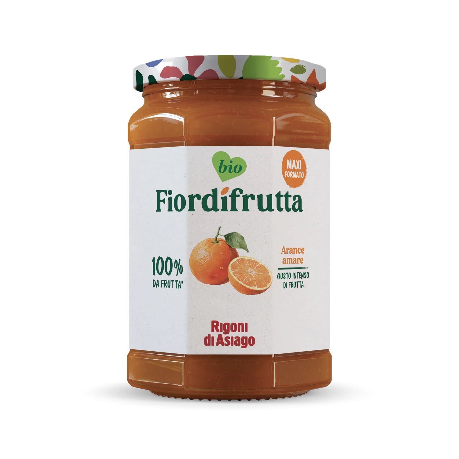 Ekologisk apelsinmarmelad 600g fior di frutta