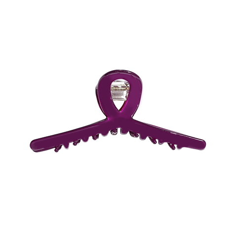 Hair claw Slim Plum