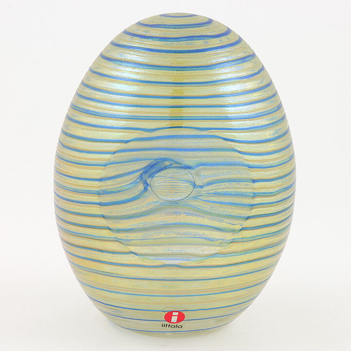 Oiva Toikka (2007) Annual Cloud Tern (Pilvitiira) Glass Egg 12 cm  <with Box>