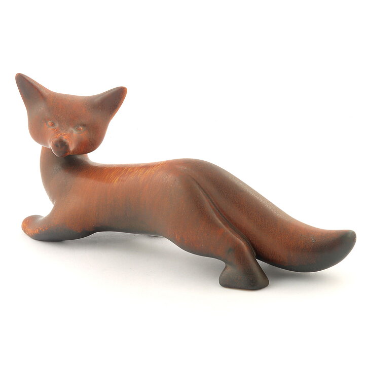 Gunnar Nylund (1950s) Brown Elegant Fox 32/15 cm