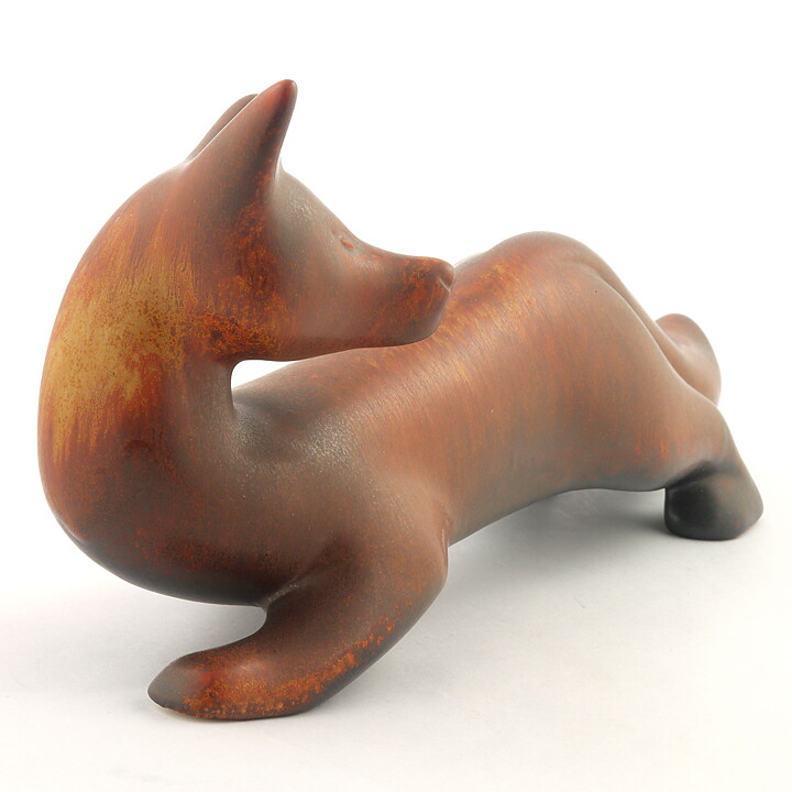 Gunnar Nylund (1950s) Brown Elegant Fox 32/15 cm