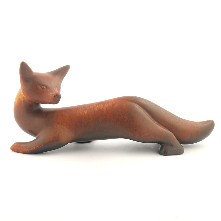 Gunnar Nylund (1950s) Brown Elegant Fox 32/15 cm