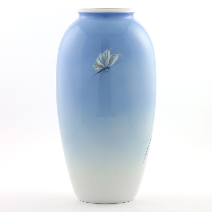 Royal Copenhagen (1960s) Vase with Apple Tree Branch Decor  27 cm  #2629-2129