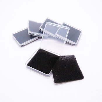 Förvaringsask 47 × 47 mm med skumgummiinsats, 5-pack