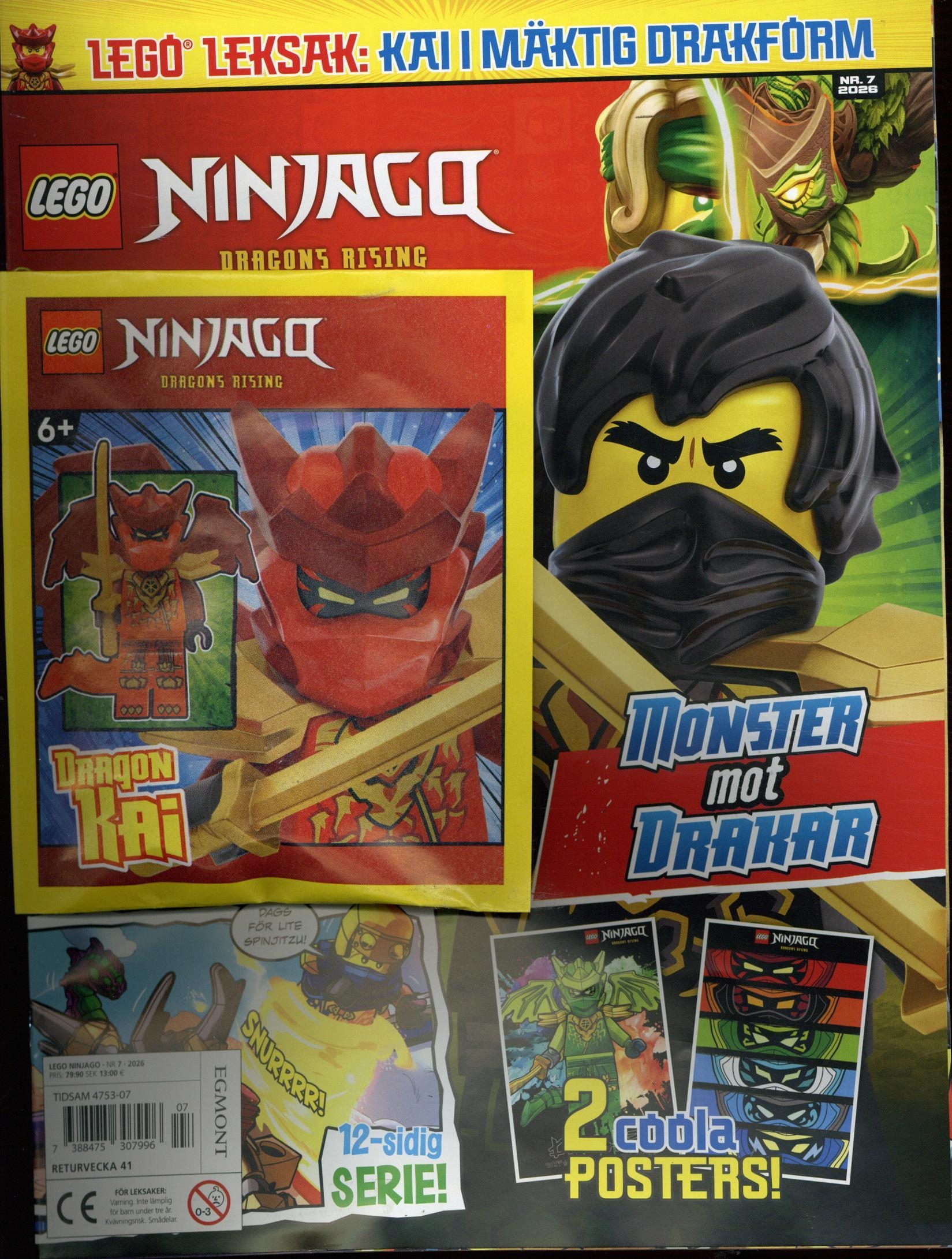 LEGO Ninjago nr 7 2026, Kai i mäktig drakform