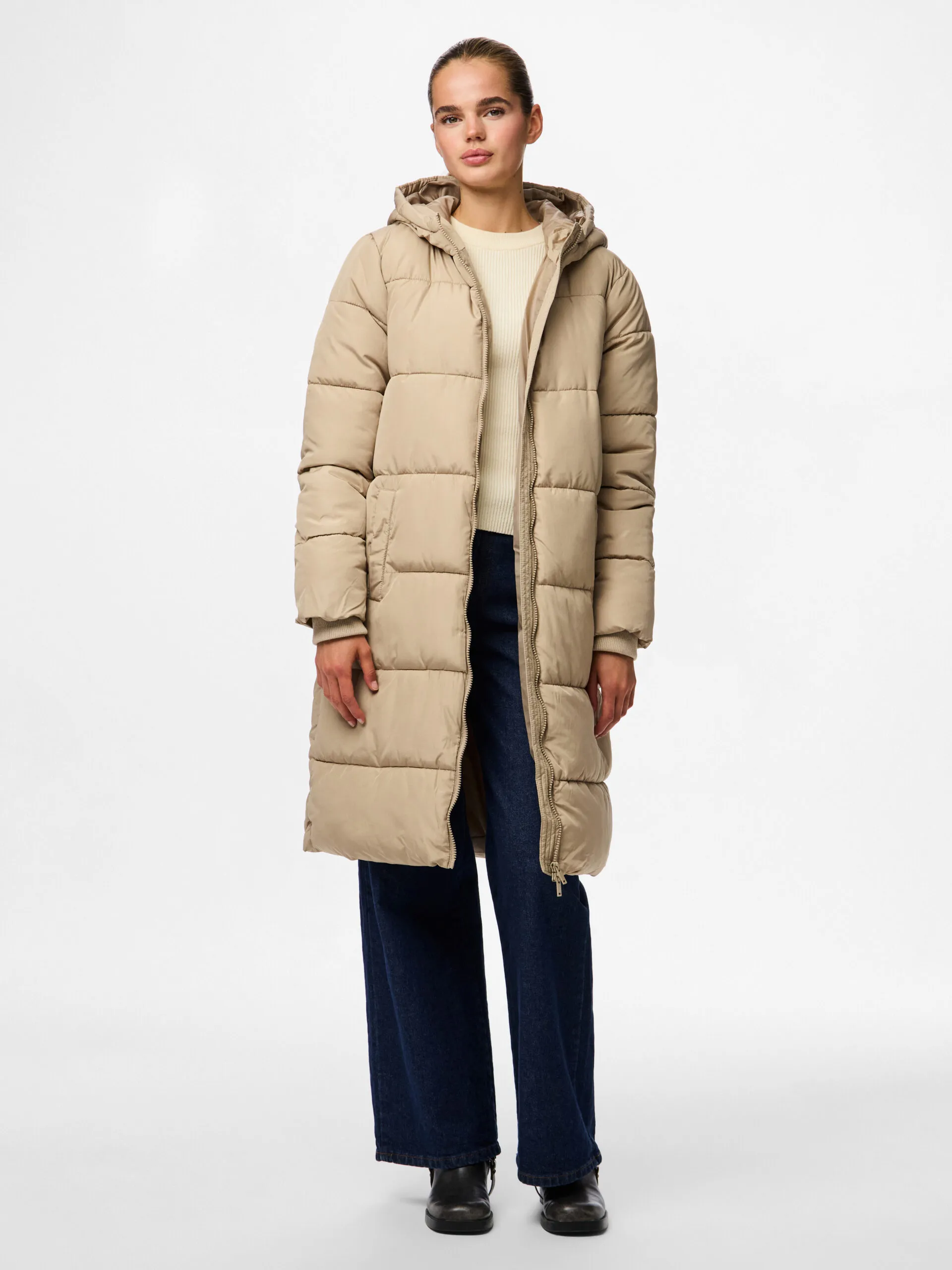Pieces - Bee Täckjacka Beige - 5