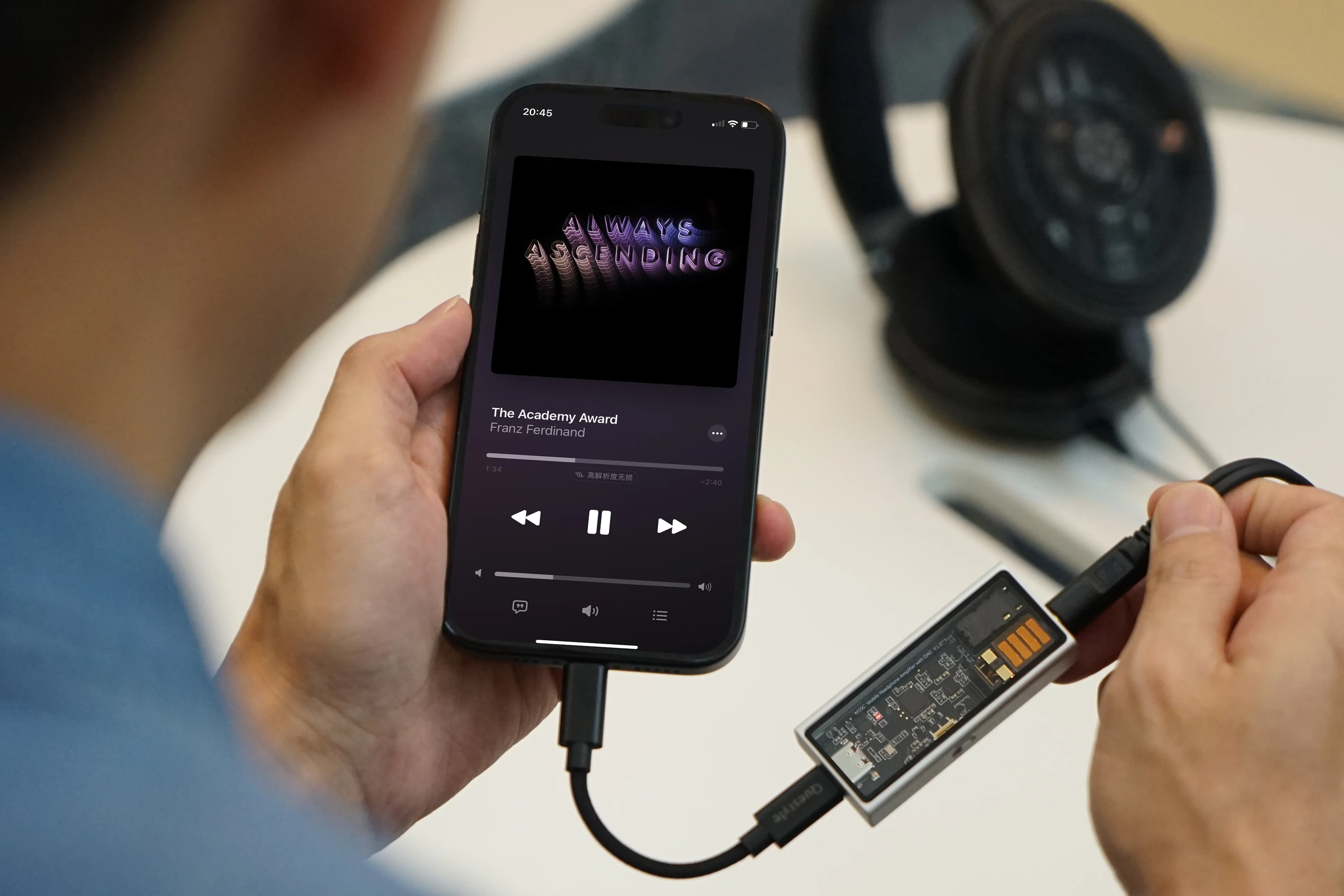 Questyle M15C Portable Headphone Amplifier USB-C DAC - 5