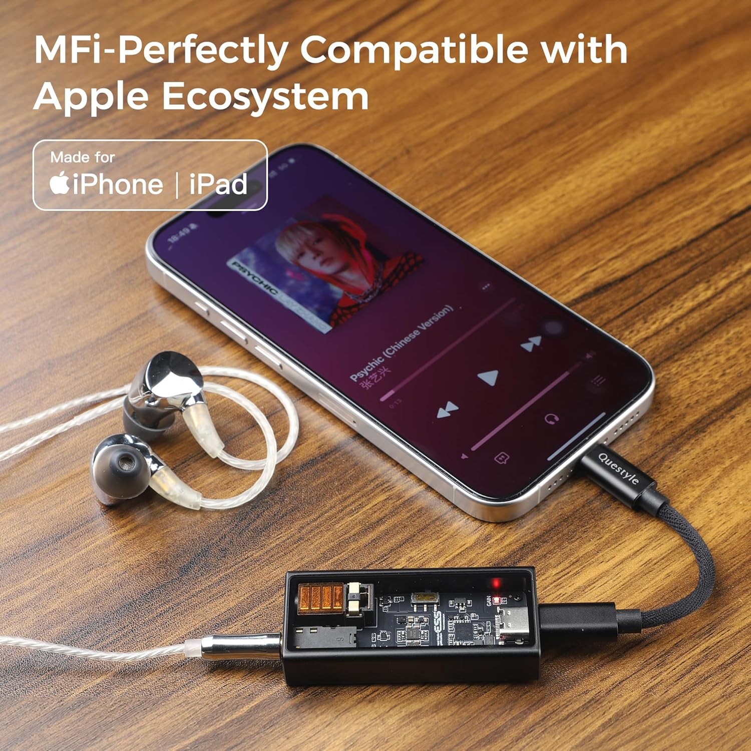 Questyle M15i - Mobile headphone amplifier with DAC - 8