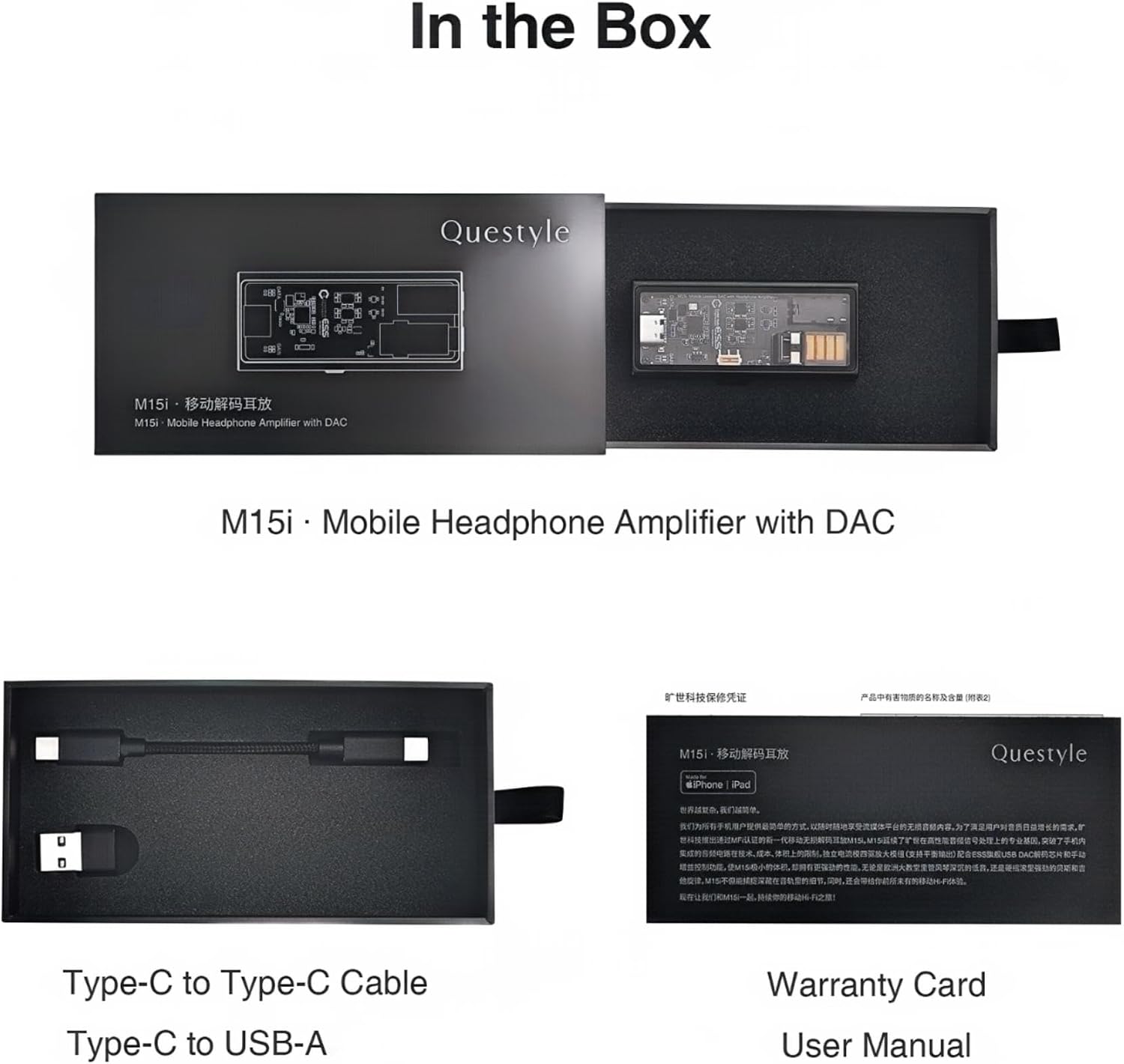 Questyle M15i - Mobile headphone amplifier with DAC - 3